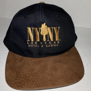 Gorra Sombrero Vintage Años 90 NY Hotel And Casino Las Vegas, NV Correa Trasera - Ajustable - Imagen 1 de 8