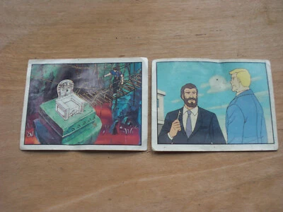 Lot 2 Stickers PANINI MASK Kenner 1986 - Photo 1/2