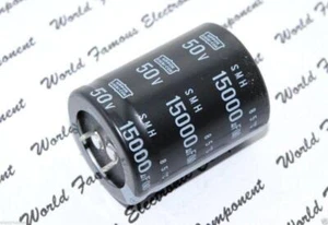 1pcs - NIPPON SMH 15000uF (15000µF) 50V Snap-In Capacitor ESMH500VSN153MA45S+000 - Picture 1 of 6