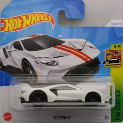 Hot Wheels '17 Ford GT HW Exotics 9/10 2024 240/250 HTC26-N521 - Imagen 1 de 4