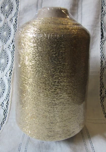 Lurex PMR 3720 Metallizzato #205 ORO SATINATO poli filo da ricamo filato cono 560 g - Foto 1 di 6
