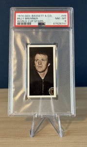 1974 Bassett & Co - Billy Bremner - World Cup Stars - Scotland/Leeds PSA 8