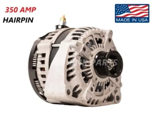 350 AMP 8291N Alternator Hairpin CHEVY CADILLAC GMC HIGH OUTPUT NEW USA NEW HD - Picture 1 of 2