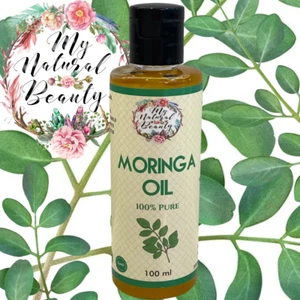 Moringa Oil 100% Pure Cold Pressed ORGANIC Moringa Oleifera Oil 100ml. - Foto 1 di 10