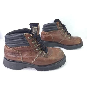 Dr Doc Martens 8731 Hecho en Inglaterra MIE Cuero Marrón Botas Chukka Zapatos Talla 6 - Imagen 1 de 10