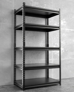 Scaffale regolabile a 5 livelli ripiani portaoggetti in metallo resistente supporto fino a 2000 libbre - Foto 1 di 16