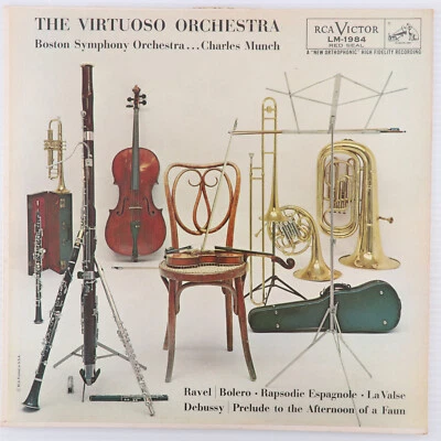 Ravel | Bolero - The Virtuoso Orchestra - Charles Munch 1956 LP Record LM-1984 - Image 1 of 4