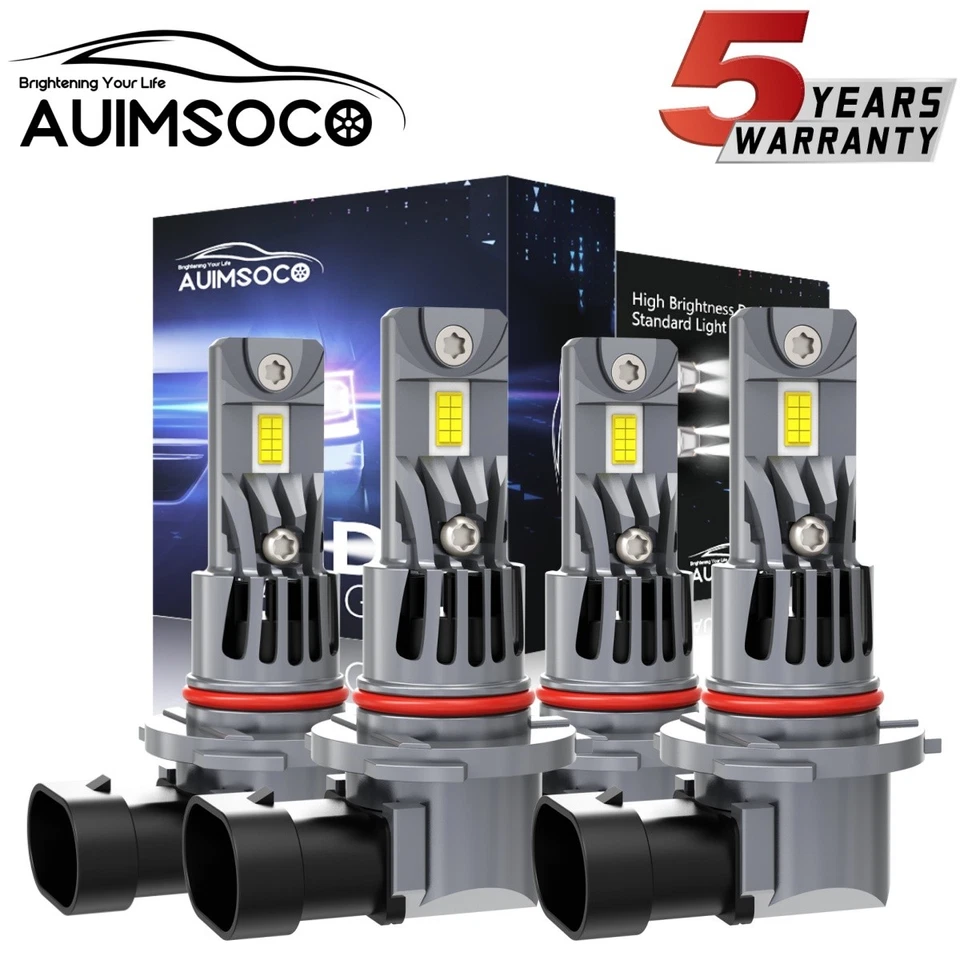 For Acura MDX Sport Utility 2014-2019 LED Headlight High Low Bulbs Kit 9005+9006 - Image 1 of 4