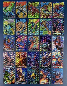 1994 Marvel Pepsi Cards Prism Set (25) – Spanish Guatemala Edition ULTRA RARE - Picture 1 of 24