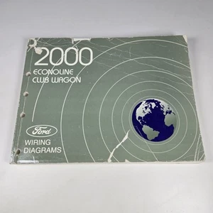 2000 Ford Econoline Van Club Wagon Electrical Wiring Diagrams Shop Repair Manual - Picture 1 of 8