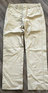 Flynn & O'Hara Boy's Beige/Khaki School Uniform Pants Size 34x32 - Picture 1 of 4