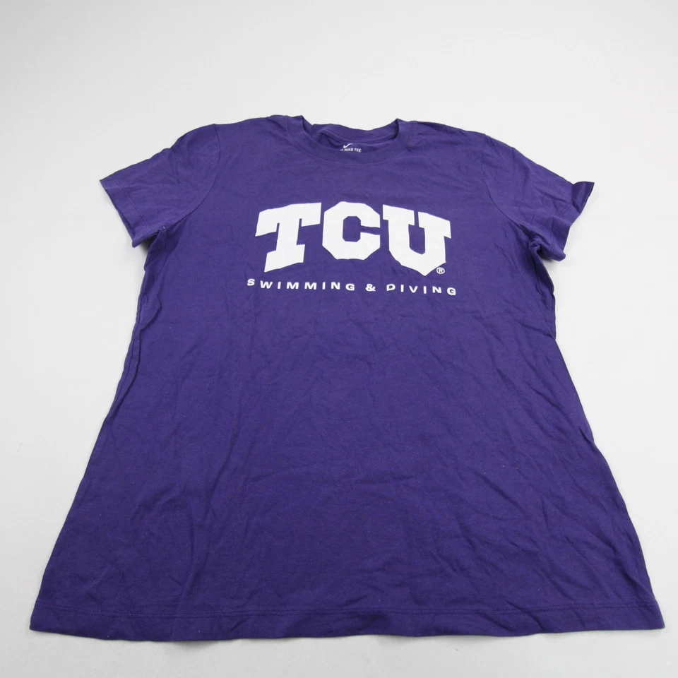 Camisa de manga corta para mujer TCU Horned Frogs Nike púrpura usada Foto 1 de 1