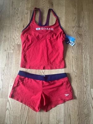 Traje de baño Speedo Tankini talla XL resistente al cloro salvavidas para mujer Foto 1 de 4