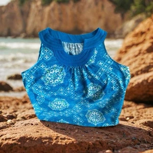 Blusa camisa sin mangas Sonoma de segunda mano para mujer talla mediana ambiente vacay - Imagen 1 de 9