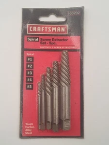 Craftsman Screw Extractor Set 66202 USA - Bild 1 von 5
