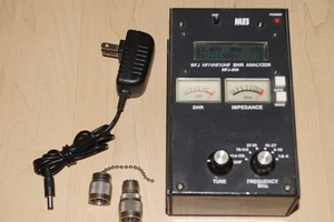 MFJ-269 HF/VHF/UHF SWR Antenna Analyzer w/AC Adapter, N/SO Adapter, Cal Load - Picture 1 of 8