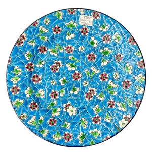 LONGWY Japonais Chinoiserie Antique Medium Plate 1890s Diámetro 8,6 pulgadas - Imagen 1 de 4