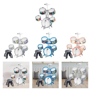 Beginner Kids Drum Set Educational Toy Children Aged 4 to 14 Music Toy for - Picture 1 of 12