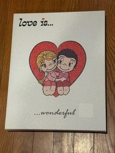 Love is...Wonderful 11 x 14 Canvas Wall Hanging - Picture 1 of 4