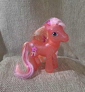My Little Pony Divine Shine ** Secret Wish** arancione glitter trasparente - Foto 1 di 6