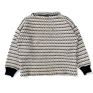 Vintage Gjendin Islender Birdseye Hand Knit Wool Sweater Fisherman Norway Made L - Picture 1 of 11