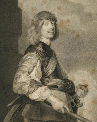 J. COCHRAN (1821-1865), Algernon Percy, um 1831, Stahlstich Romantik Porträt - Bild 1 von 4