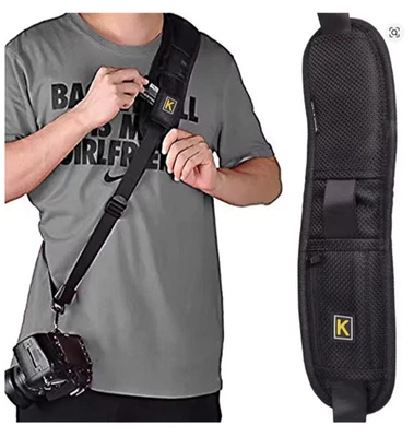 Camera Neck Strap – Adjustable Shoulder Sling Belt for DSLR Canon/Nikon/Sony/Oly - Image 1 of 4