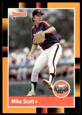 1988 Donruss Baseball's Best #206  Mike Scott   Houston Astros - Image 1 of 2
