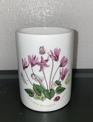 Tarro o florero de almacenamiento Cyclamen Repandum para jardín botánico Portmeirion Foto 1 de 4