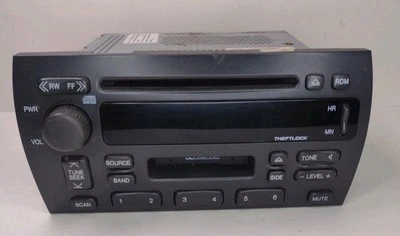 1998-99 Cadillac Deville Radio CD Cassette Player OEM Receiver Part No. 09354766 - Image 1 of 4