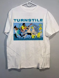 Vintage 90s Turnstile Never Enough Cotton White S-5XL T-Shirt KK266 - Bild 1 von 3