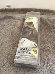Jurassic World T-Rex Wall Decal 20x14” With Augmented Reality - Peal N Stick New - Picture 1 of 9