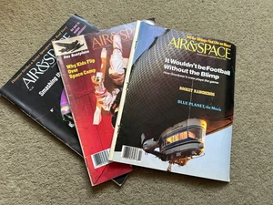 Smithsonian Air & Space Magazine - 1990 to 1992 - 3 Magazines - Picture 1 of 7