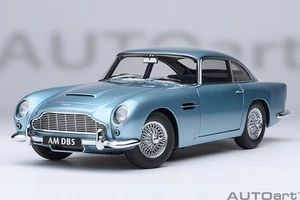 AUTOart 70288 1/18 ASTON MARTIN DB5 Del Caribe Perla / Azul Modelo Fundido Coche - Imagen 1 de 12