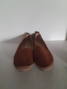 Forever Womens 10 Brown Suede Slip on Shoes/ Worn Once - Picture 1 of 6
