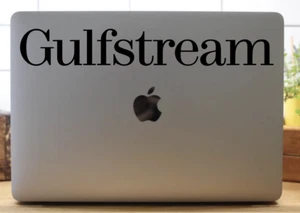 Gulfstream Aircraft Logo Decal- Airplane Sticker Decal- Pilot Sticker- Jet Decal - Picture 1 of 3