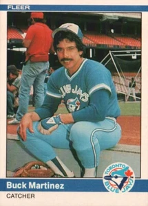 1984 Fleer Baseball #161 - Buck Martinez - Toronto Blue Jays 84-698 - Picture 1 of 2
