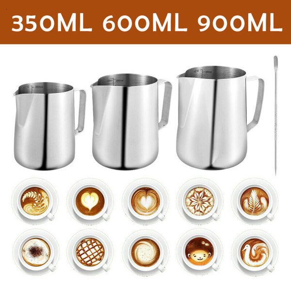 Milk Frother Food Grade Stainless Steel Coffee Blender Electric Whisk With Three Photo Related