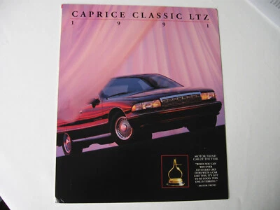 Folleto EE. UU. Chevrolet Caprice Classic LTZ 1991 Foto 1 de 4