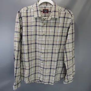 Untuckit Karohemd Herren Gr. M Slim Fit Medium 100% Baumwolle gedeckt verwaschen - Bild 1 von 9