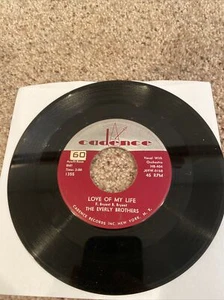 45 Rpm Vinyl The Everly Brothers Love Of My Life / Problems - Picture 1 of 6