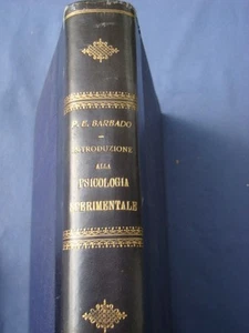 BARBADO-INTRODUZIONE ALLA PSICOLOGIA SPERIMENTALE-ROMA 1930 - Bild 1 von 1
