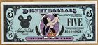 Disney 5 Dollars, 1990 Series "AA" Disneyland Uncirculated Mint
