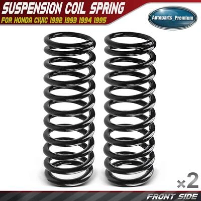 2x Muelles helicoidales delanteros izquierdo y derecho para Honda Civic 1992 1993-1995 L4 1,5 L 1,6 L Foto 1 de 4