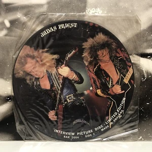 JUDAS PRIEST - INTERVIEW PICTURE DISC LIMITED EDITION 80er UK BAK 2054 - Bild 1 von 2