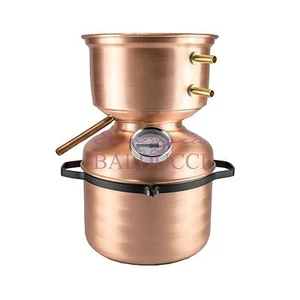 Alambicco distillatore da 5 Litri con termometro e istruzioni GIN GRAPPA, BRANDY - Foto 1 di 1