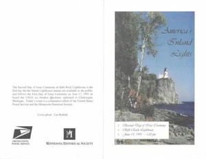 #2969-73 Second Day Ceremony Program Great Lakes Lighthouses w/Autographs - Picture 1 of 2