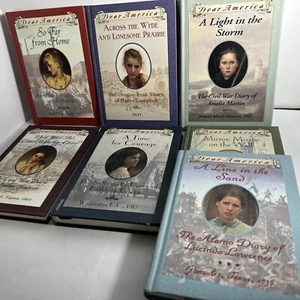 DEAR AMERICA Series Scholastic Lot of 7- Historical Fiction Diaries hardback - Picture 1 of 12