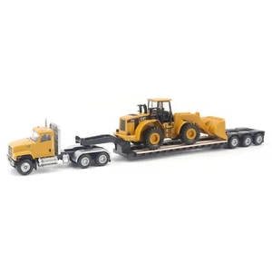 Diecast Masters 1:87 (HO) Caterpillar CT681 Day Cab w/ Lowboy & 950G Wheel... - Picture 1 of 7