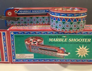 Schylling Classic Tin Marble Shooter Game Reproduction With Extra Marbles Box - Picture 1 of 8